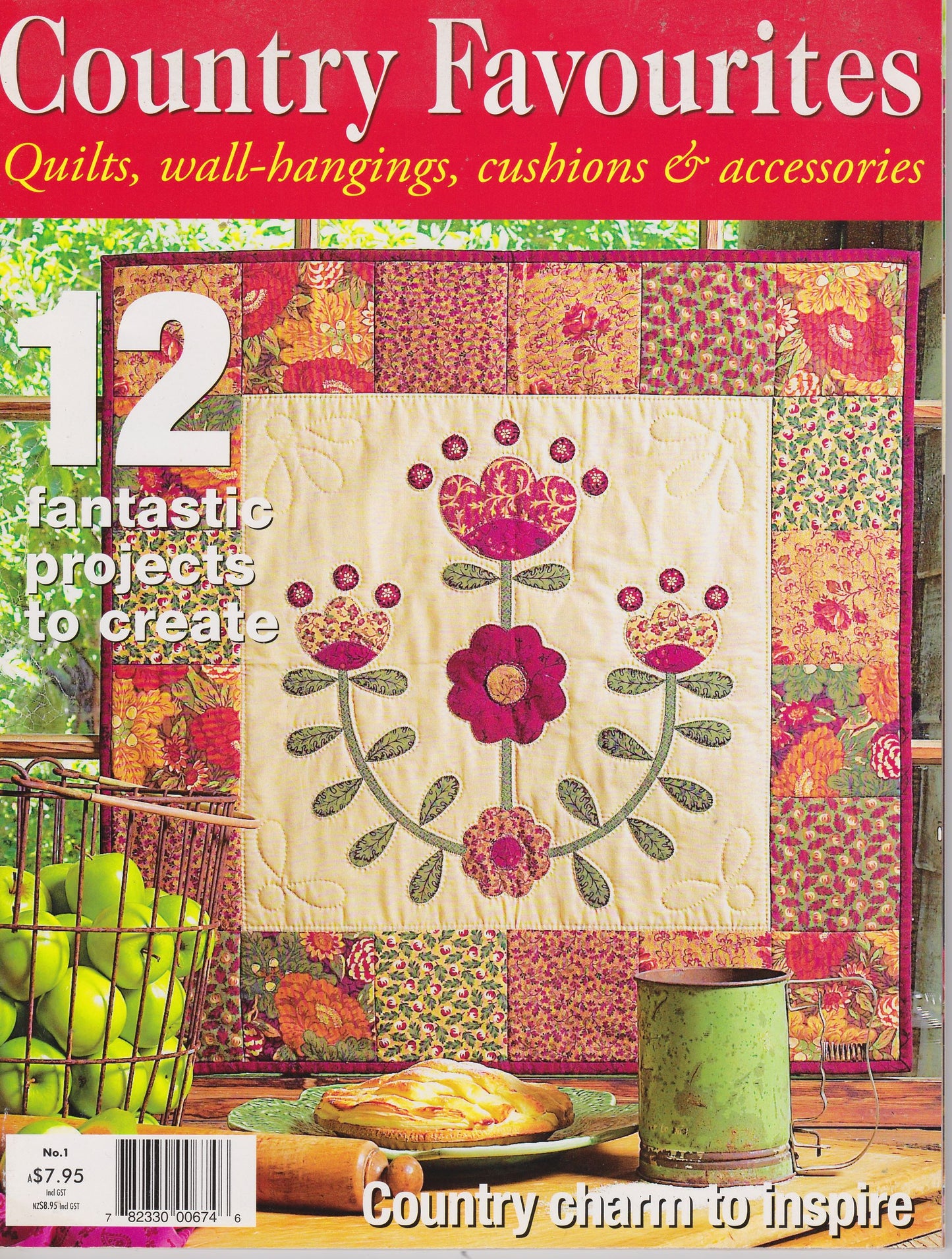COUNTRY FAVOURITES MAGAZINE #1 WITH PATTERN SHEETS
