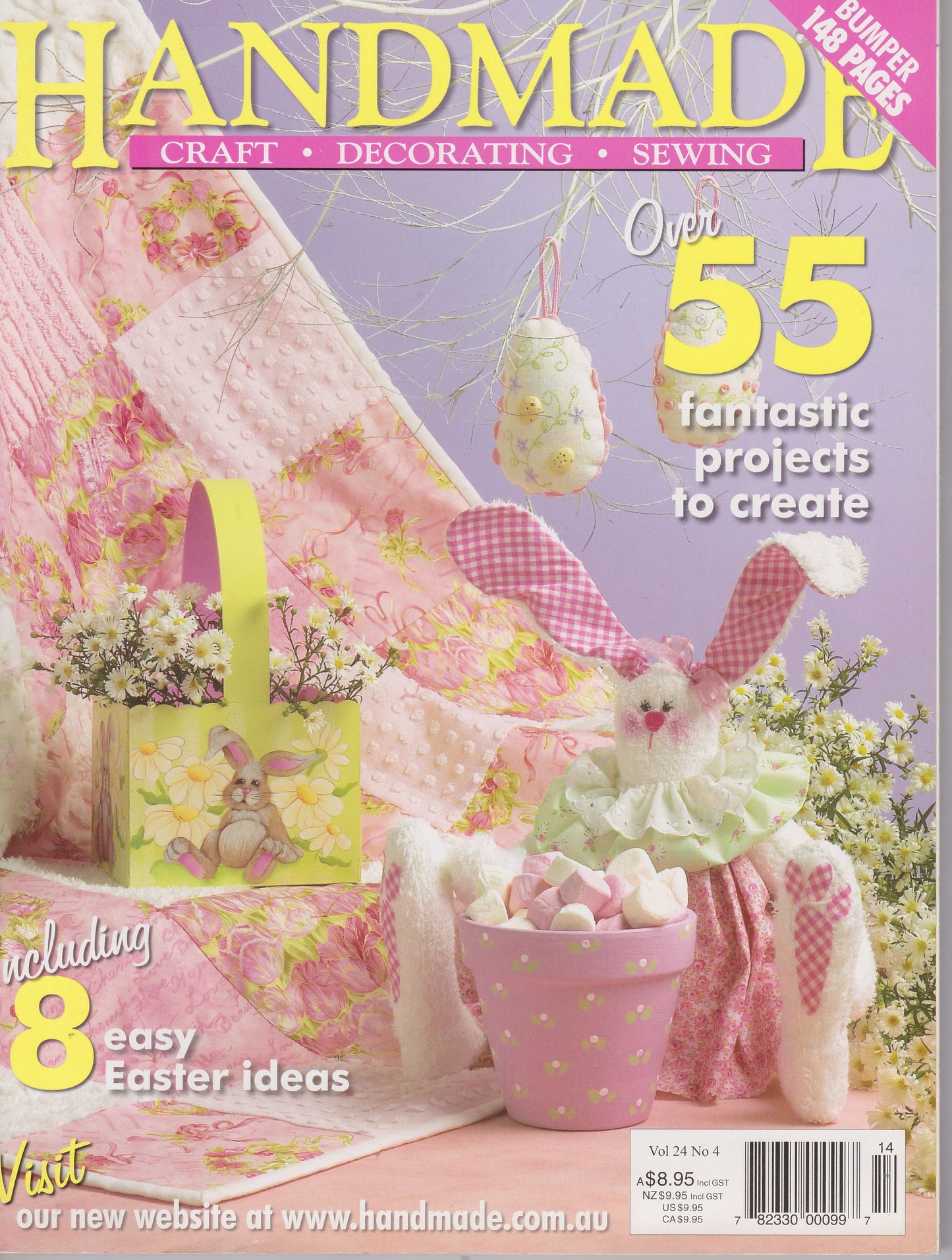 Handmade Craft Decorating Sewing Magazine Volume 24 Number 4