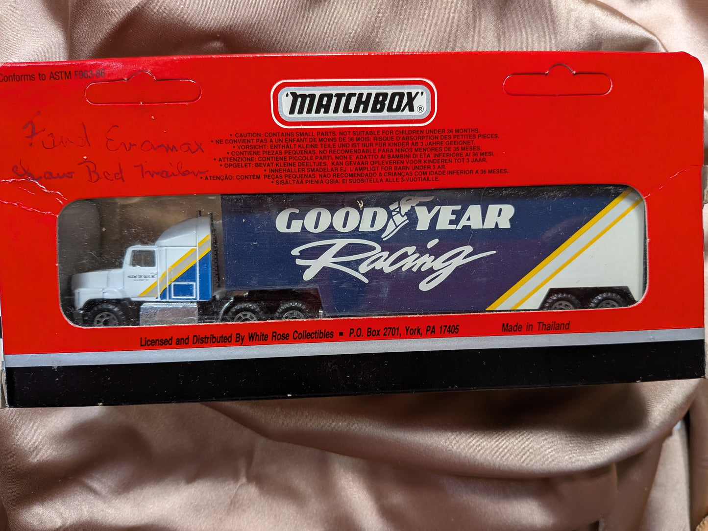 1990 Goodyear Racing 1/87th Kenworth Cab Transporter