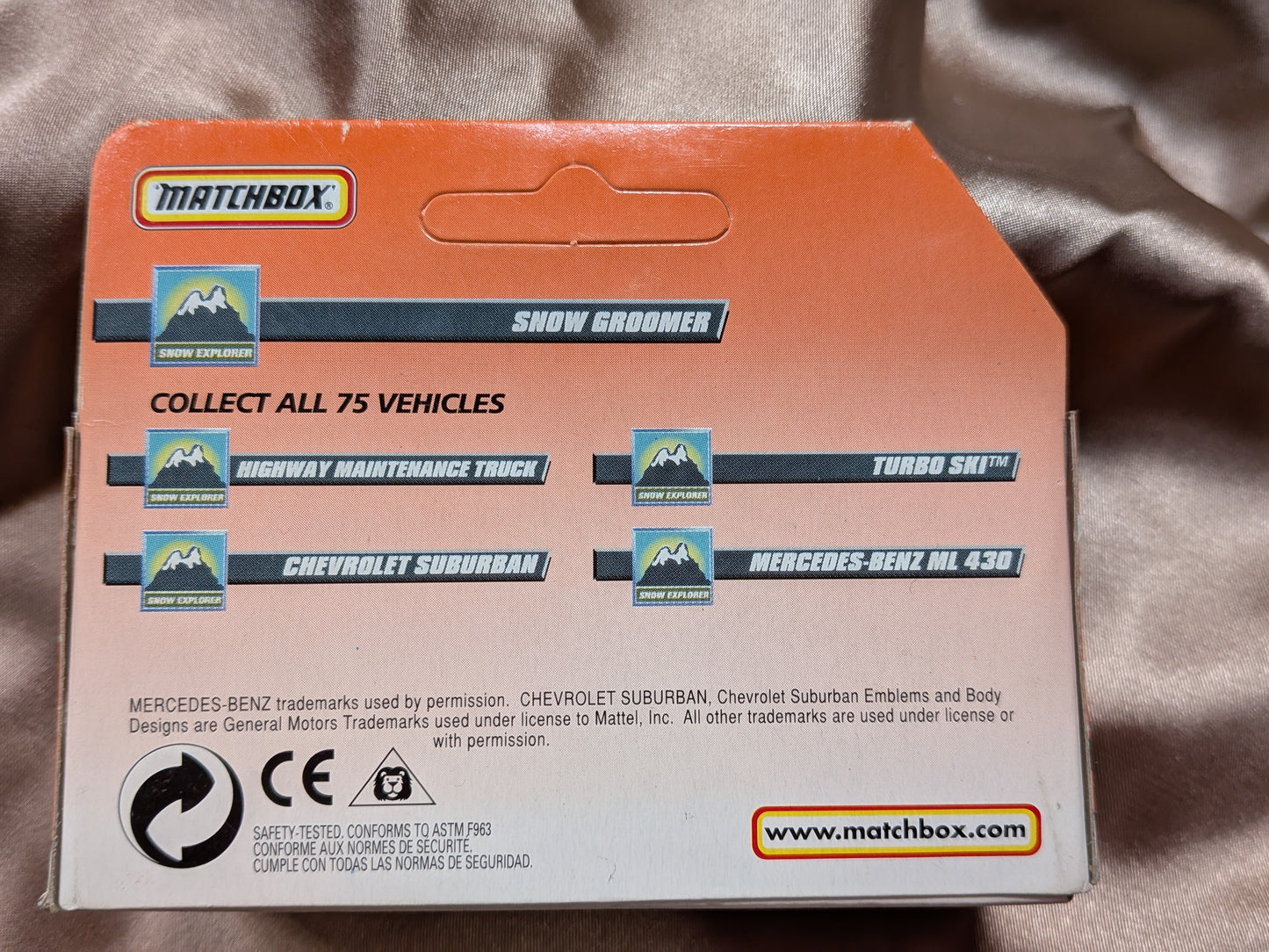 Matchbox Snow Groomer - 1999 No. 58