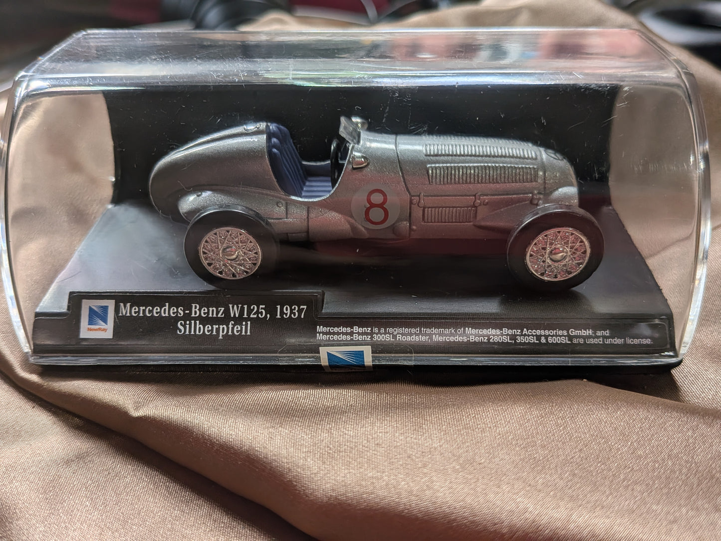 Mercedes Benz Die Cast W125 Silberpfeil 1937
