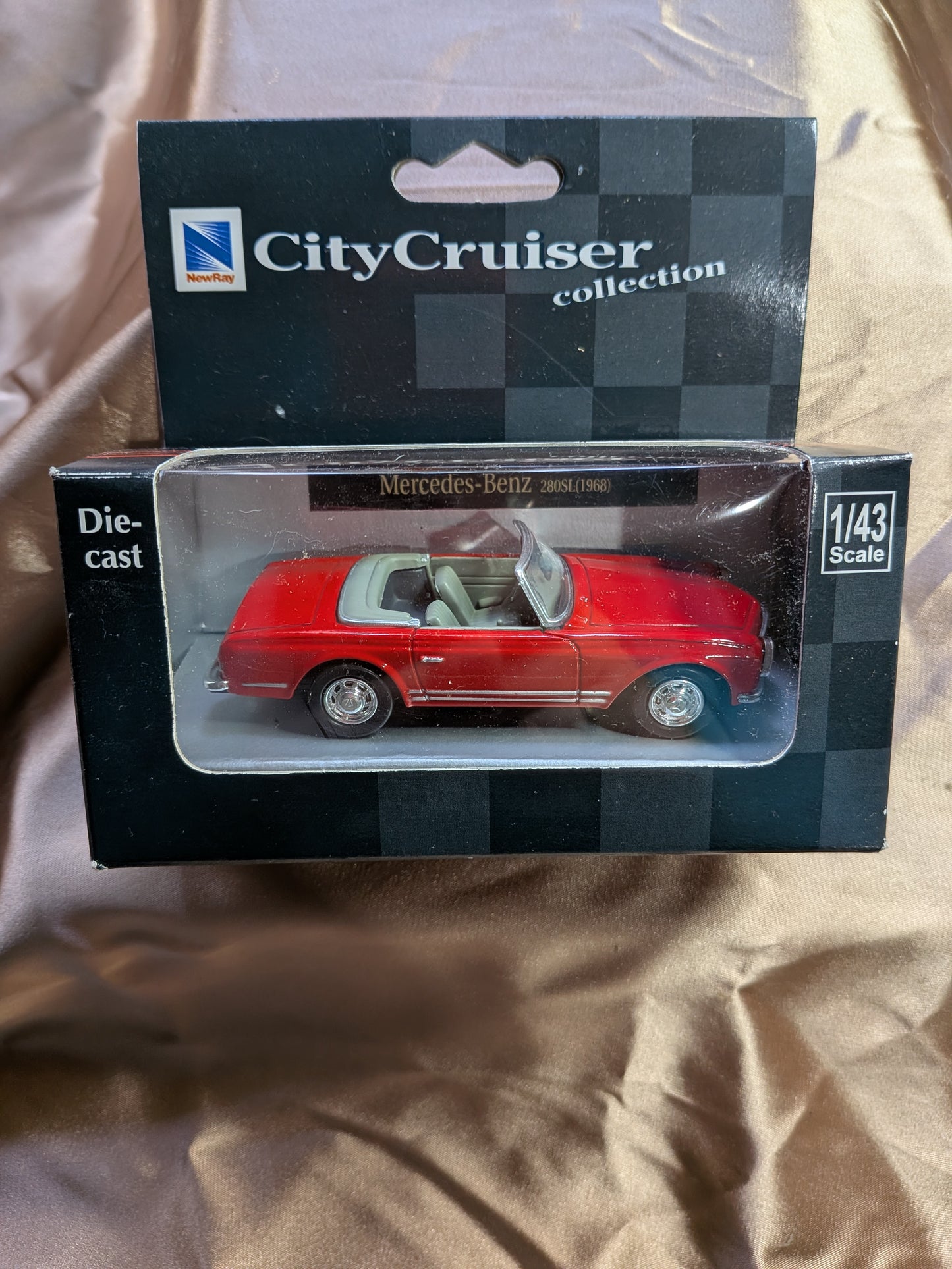 City Cruiser MERCEDES BENZ CABRIOLET 280SL 1968 Red New In Box