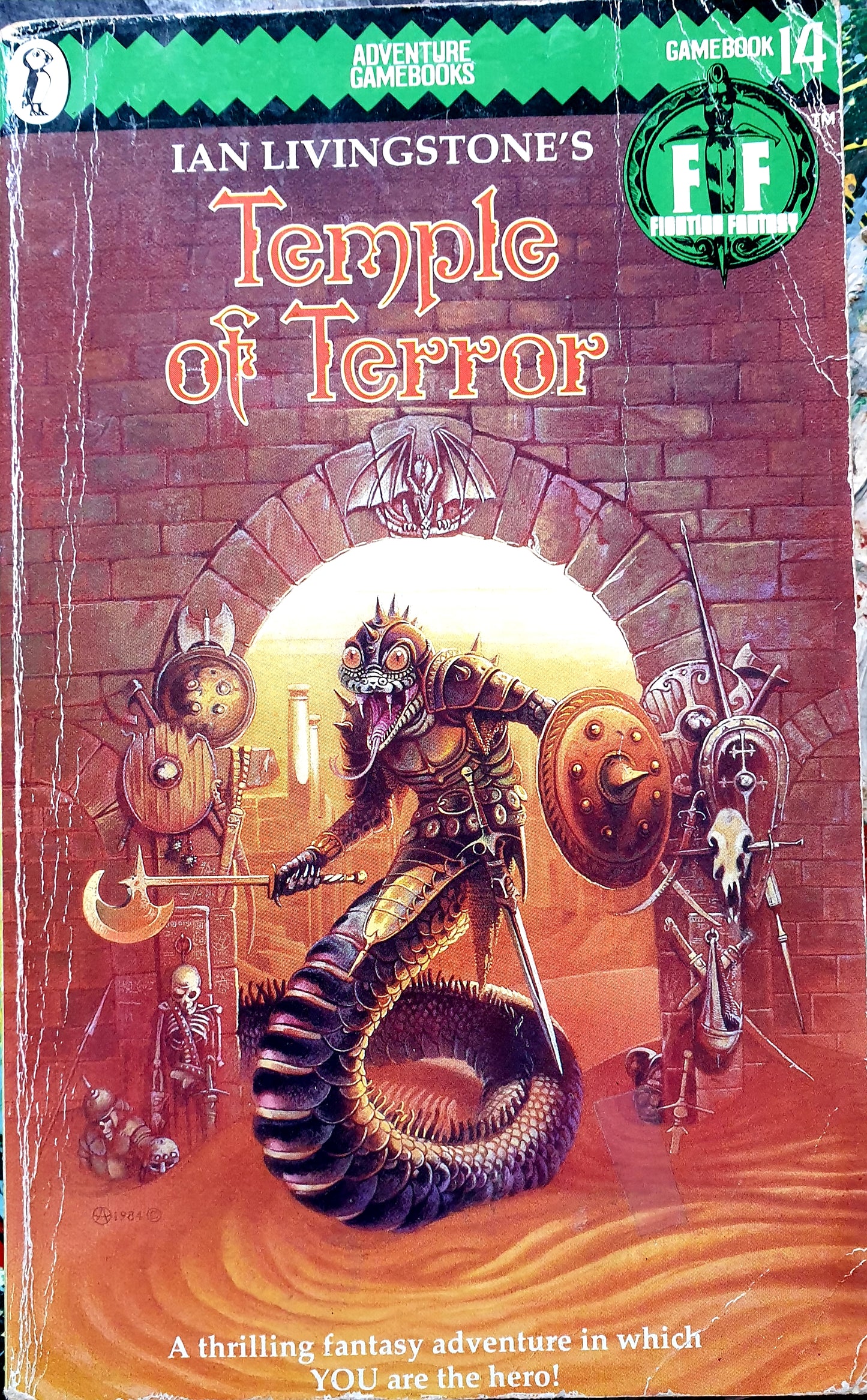 Fighting Fantasy 14 Temple of Terror - Ian Livingstone
