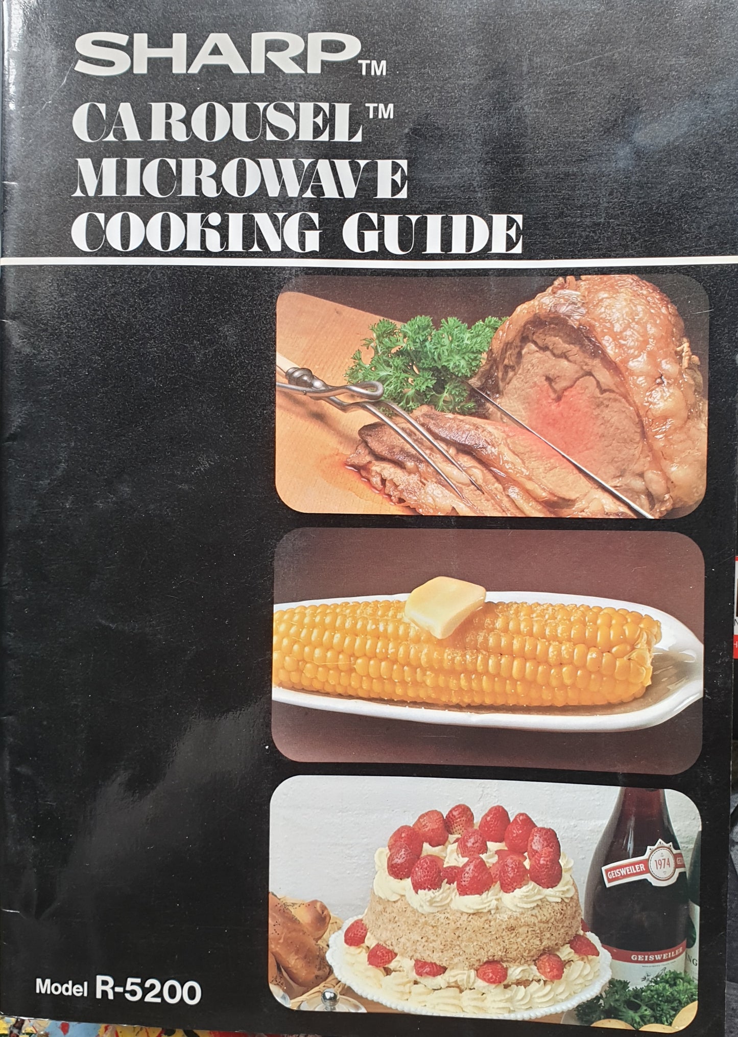 Sharp Carousel Microwave Cooking Guide - Model R-5200 -