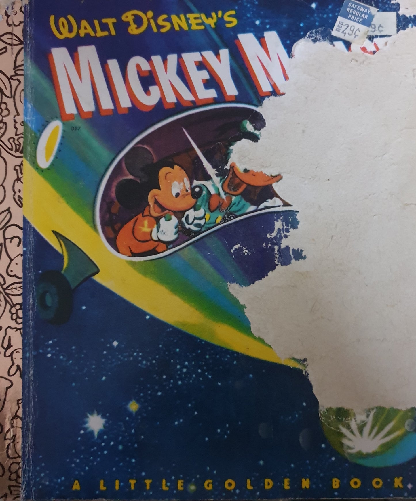 Mickey Mouse and his Spaceship - Little Golden Book