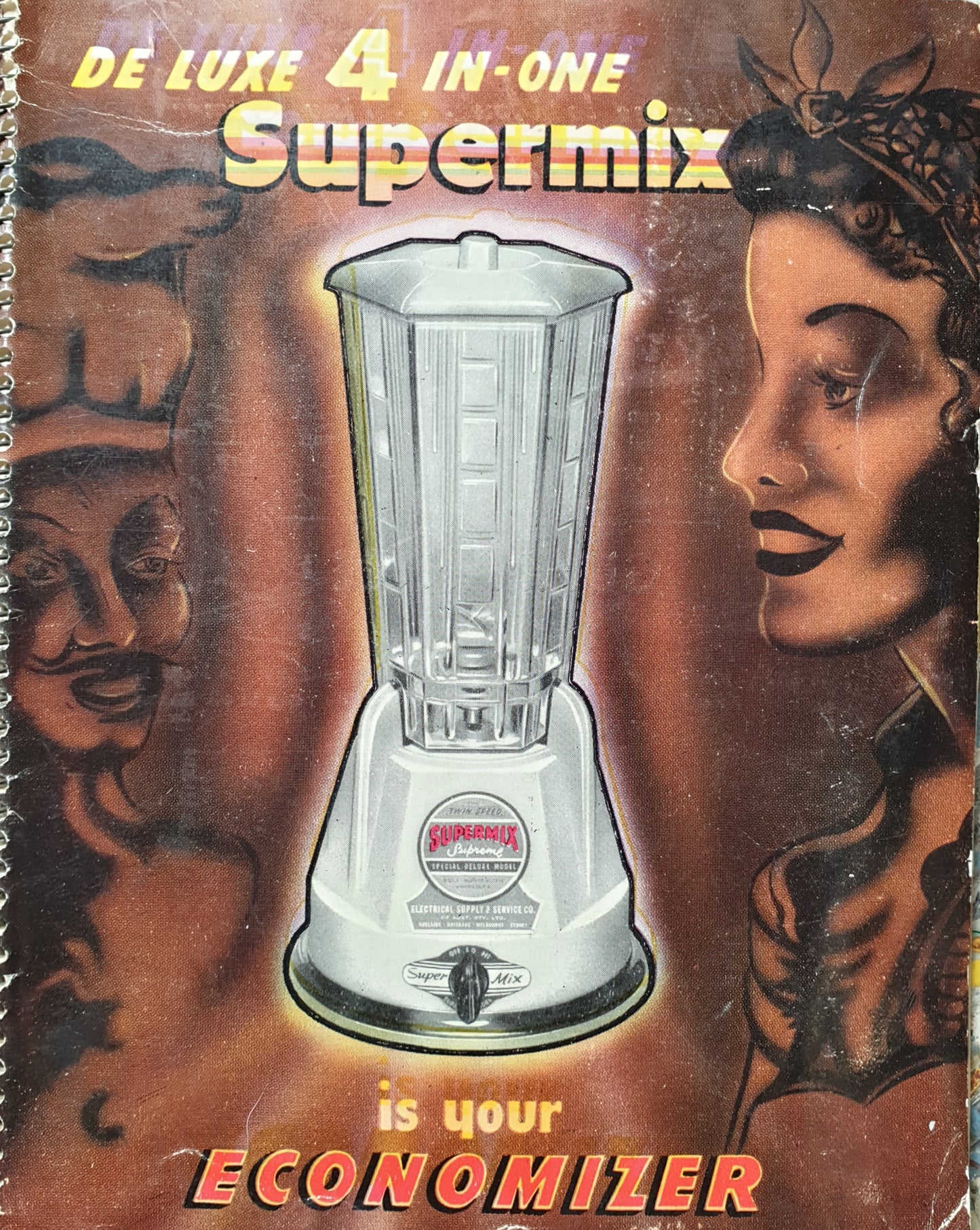 Deluxe 4 in one Supermix - Vintage recipe book -