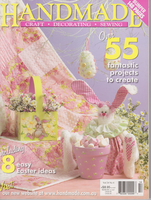 Handmade Craft Decorating Sewing Magazine Volume 24 Number 4