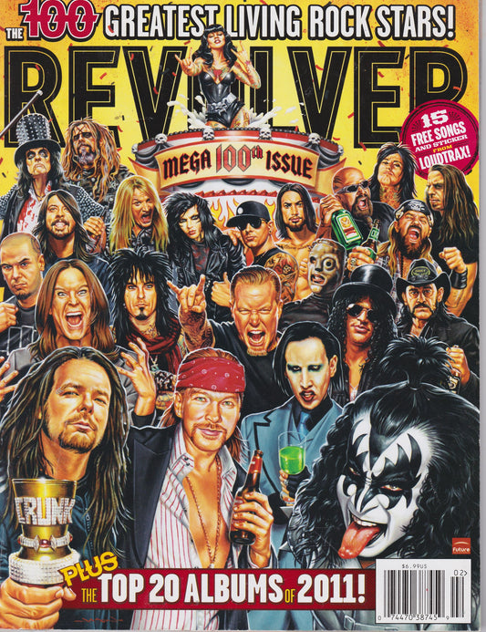 Revolver Magazine Mega 100th Issue Top 20 Albums 2011 Greatest Living Rock Stars