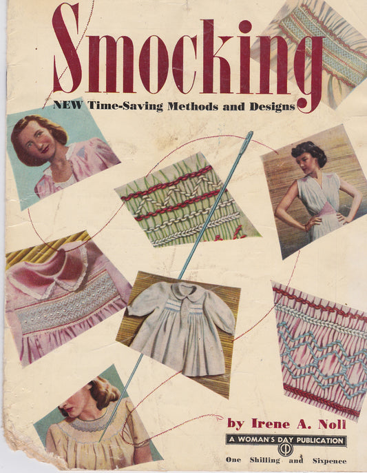 Vintage Womens Weekly publication - Smocking by Irene A.Noll