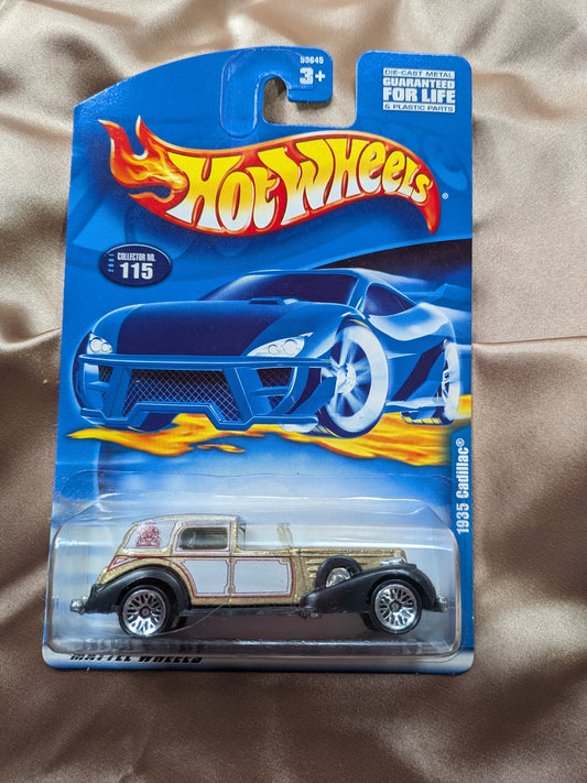 2001 Hot Wheels 1935 Cadillac - No. 115.
