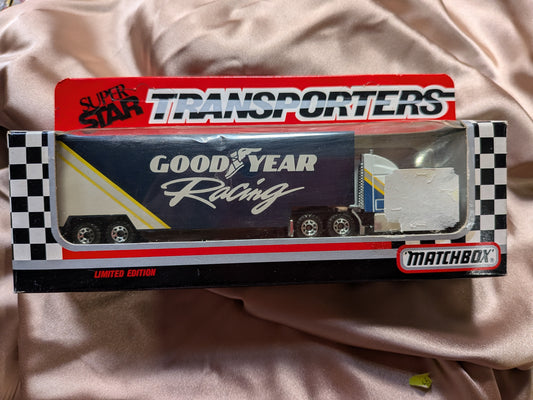 1990 Goodyear Racing 1/87th Kenworth Cab Transporter