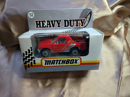 Matchbox 1992 Heavy Duty Series Isuzu Amigo. No. 52