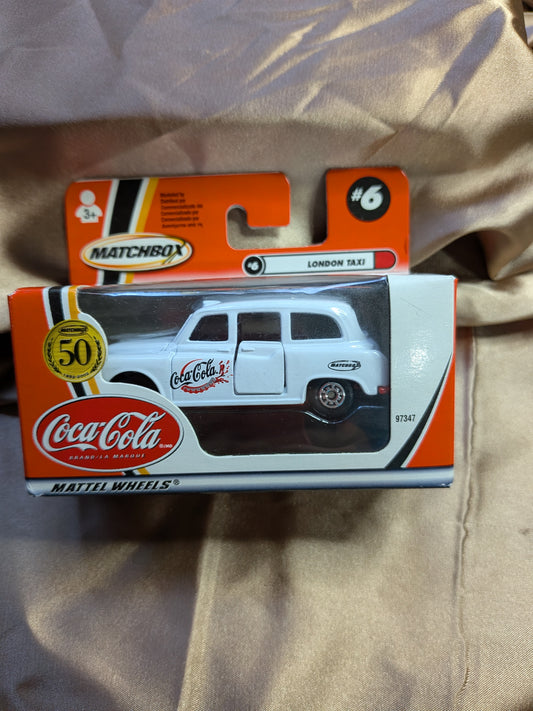 Matchbox 50th Anniversary - London Taxi Coca Cola
