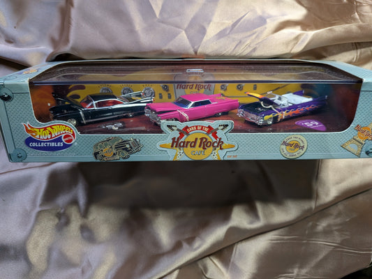 Hot Wheels Cars of the Hard Rock Cafe collectors set.