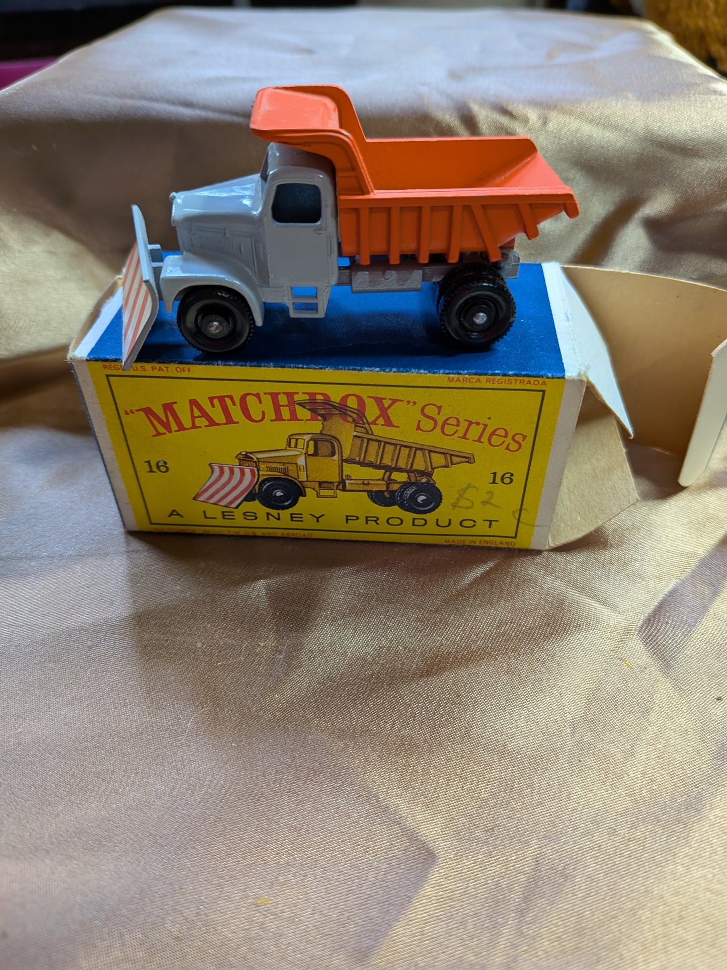Vintage Matchbox Scammell Mountainteer Snowplough
