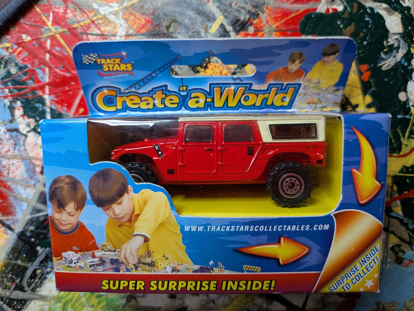 Track Stars Hummer H1 - Red