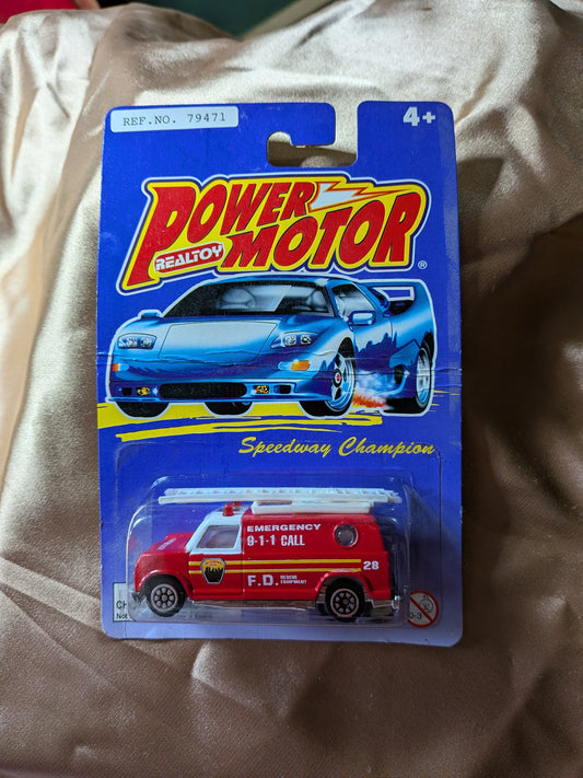 Realtoy Power Motor Speedway Fire Dept Truck