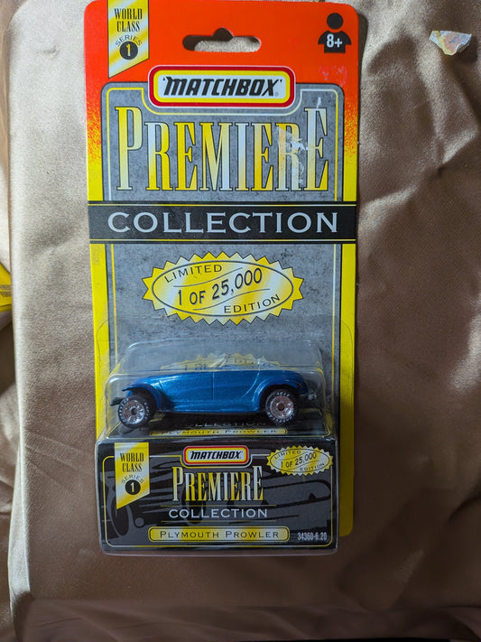 Matchbox 1997 Premier Collection Plymouth Prowler Blue/Orange