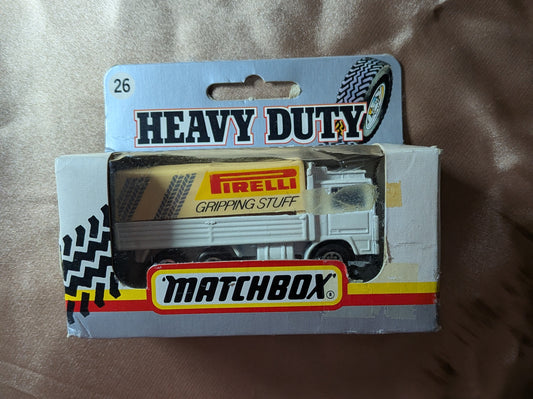 Matchbox Heavy Duty Volvo Pirelli Tilt Truck. No 26