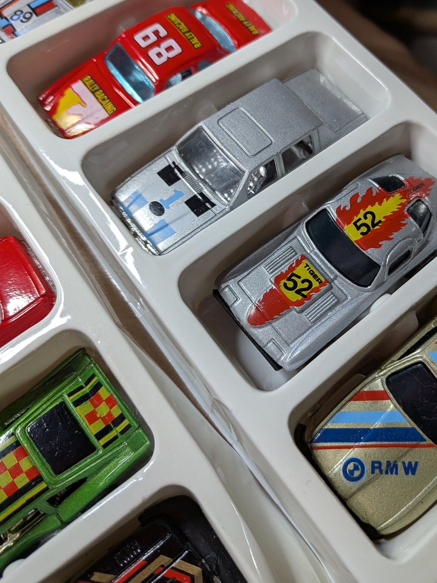 Amazing set of 15 unbranded race cars mint condition.
