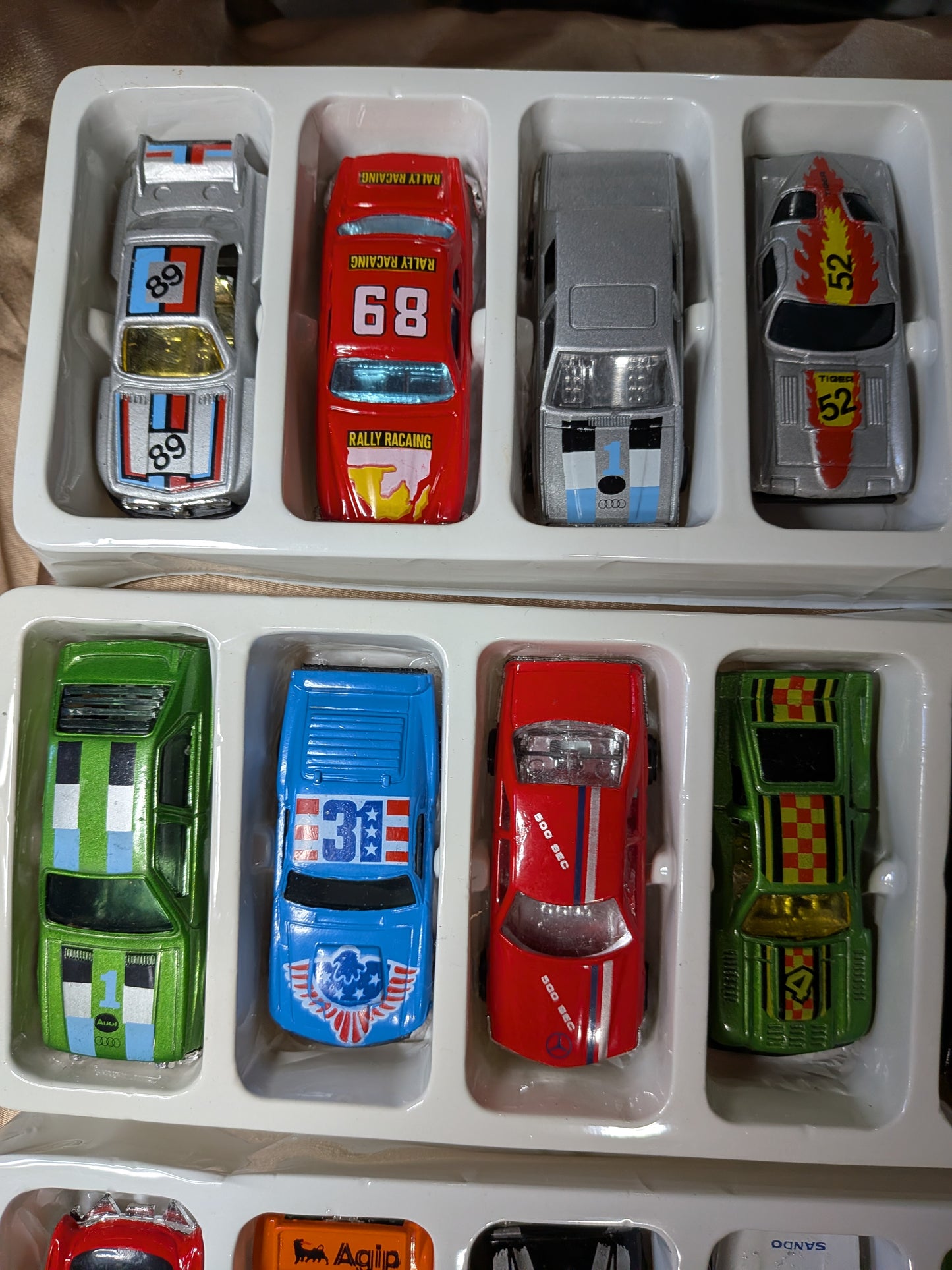 Amazing set of 15 unbranded race cars mint condition.