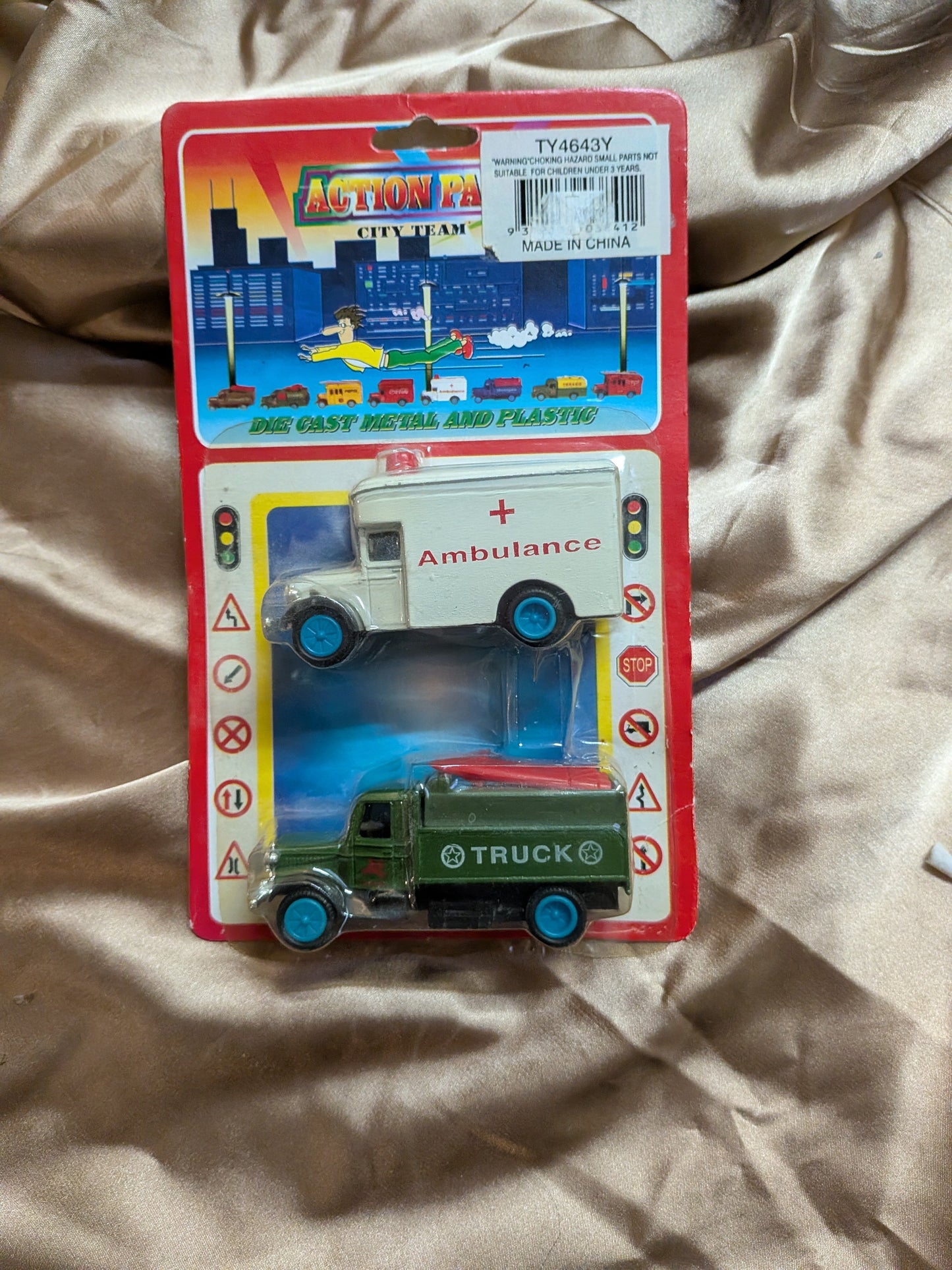 Action pack ambulance and truck