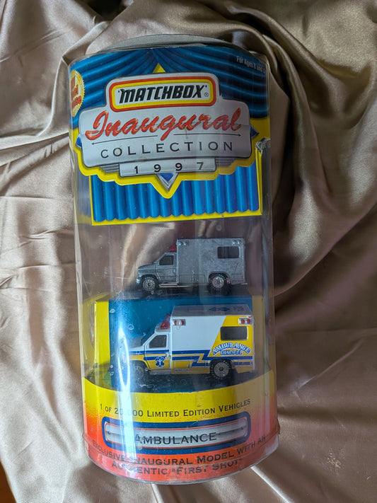 Matchbox Inaugural Collection 1997 Ambulance.