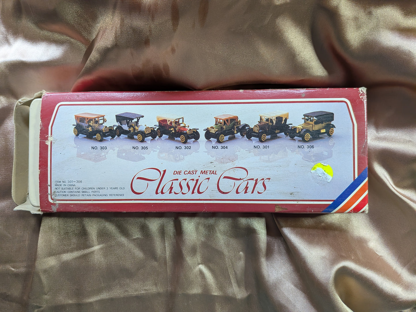 6 Emson Classic Car Die Cast Miniatures