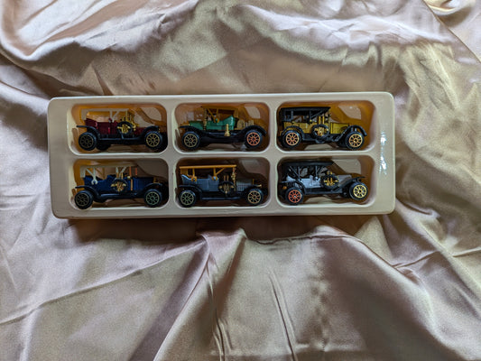 6 Emson Classic Car Die Cast Miniatures