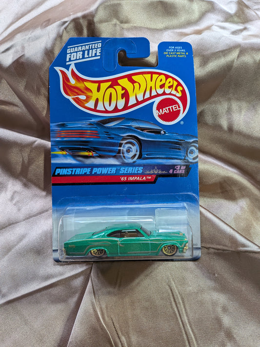 Hot Wheels 1999 Hot Wheels '65 Impala from the Pinstripe Power Series (Car #3 1