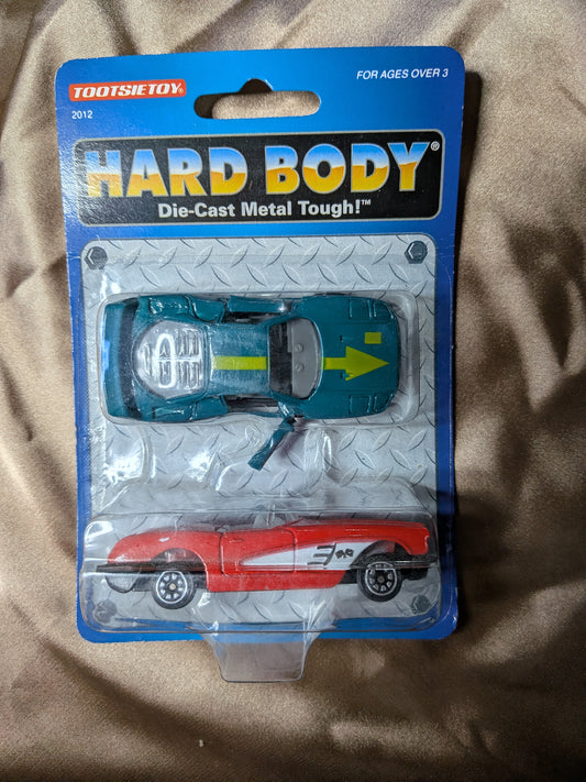 Tootsie Toy Hard Body Corvette/Ferrari
