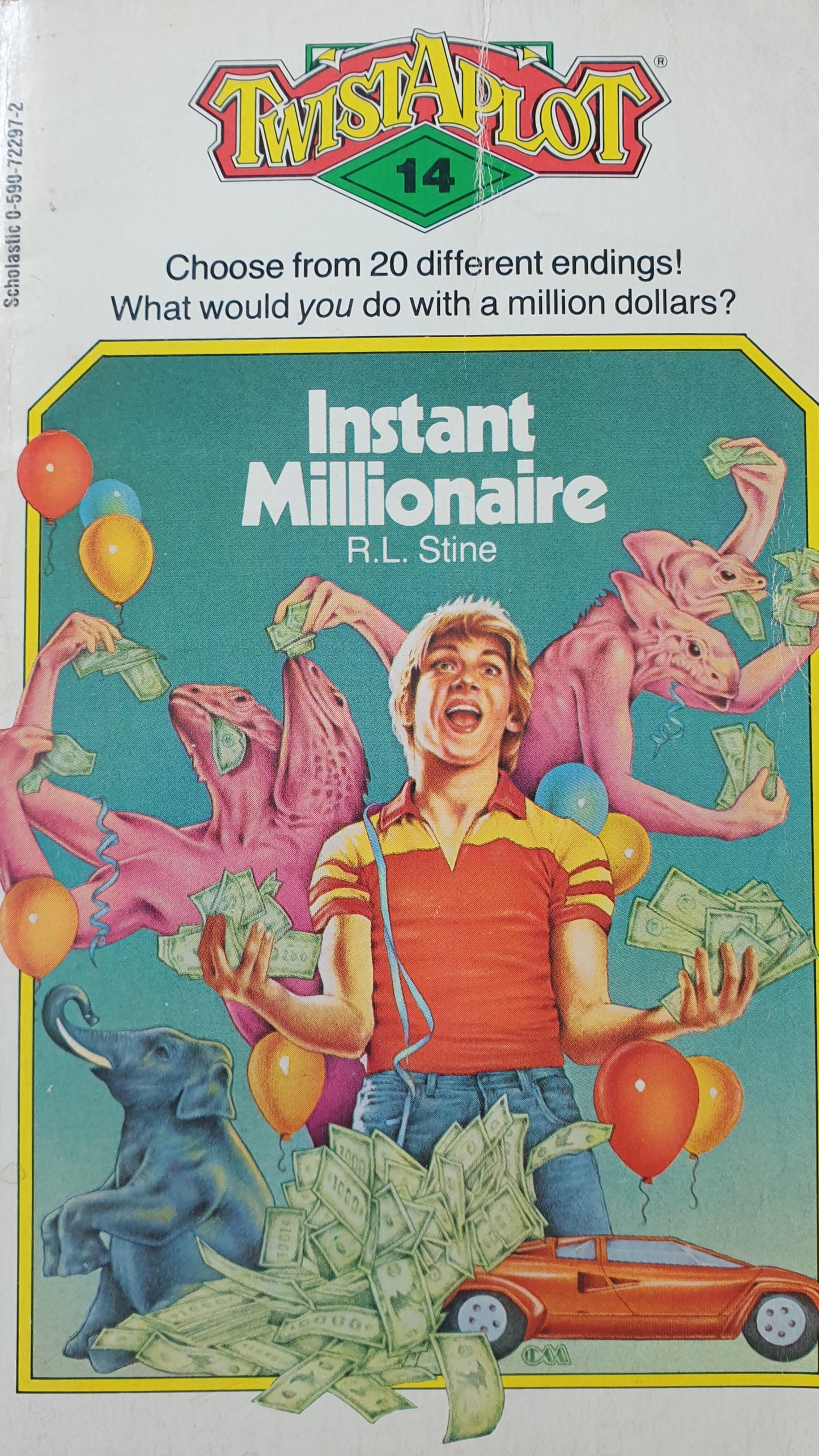 Twist A Plot 14 Instant Millionaire - R L Stein