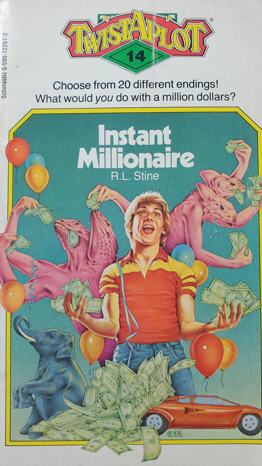 Twist A Plot 14 Instant Millionaire - R L Stein