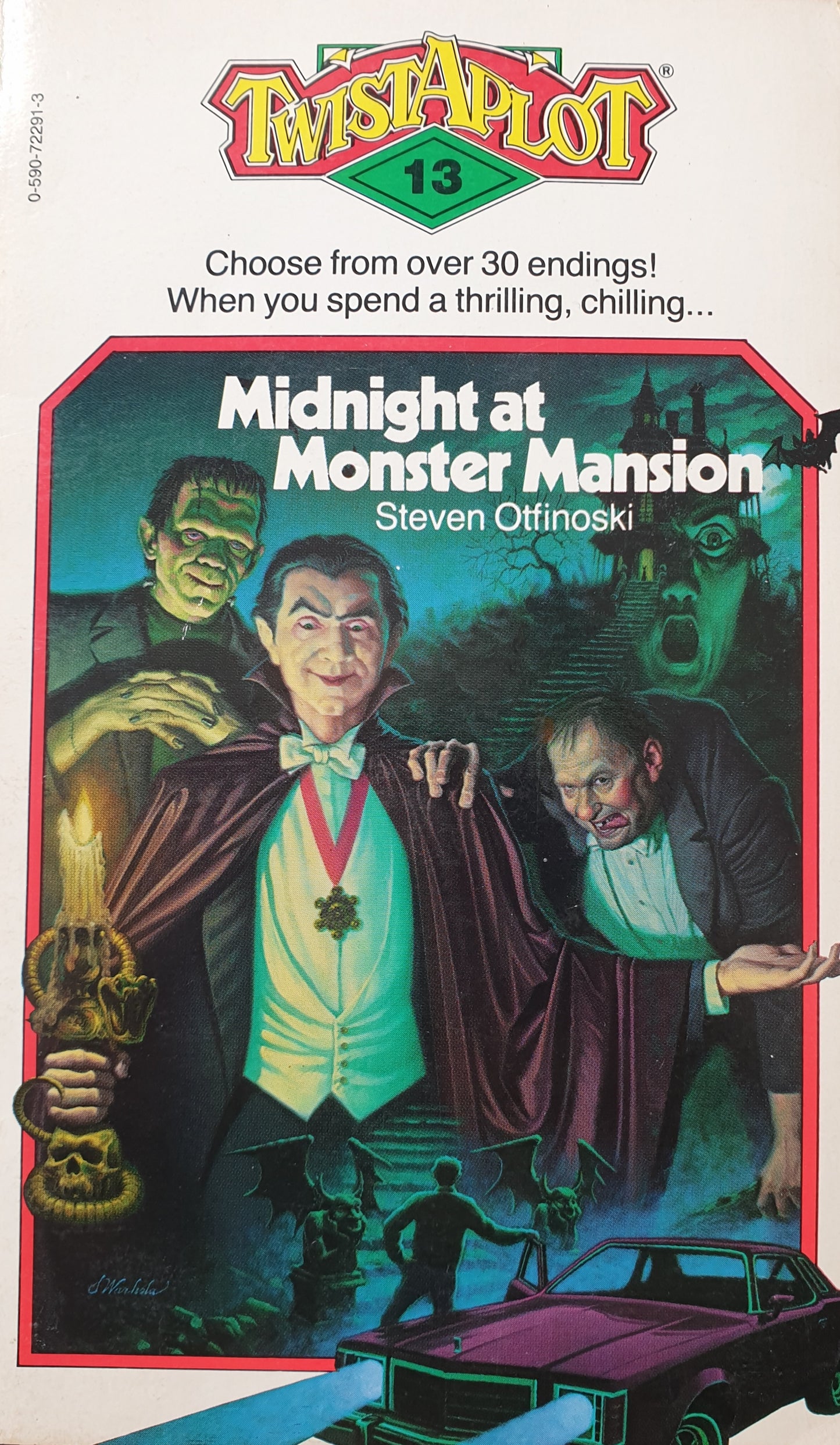 Twist A Plot 13 Midnight at Monster Mansion - Steven Oftinoski