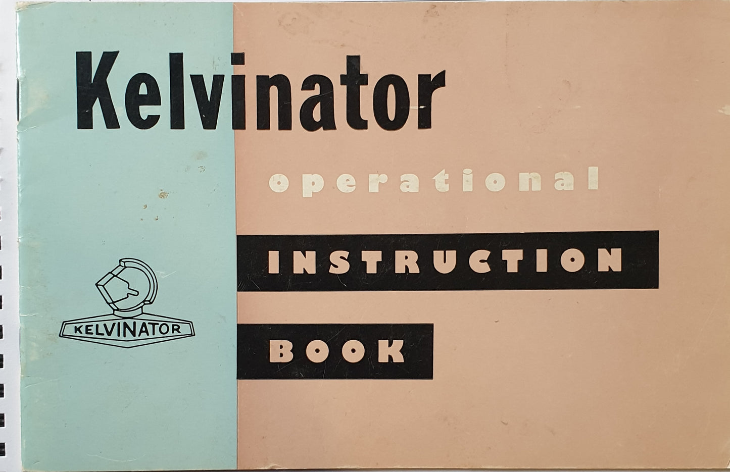 Kelvinator Operational Instruction Book 1958 -