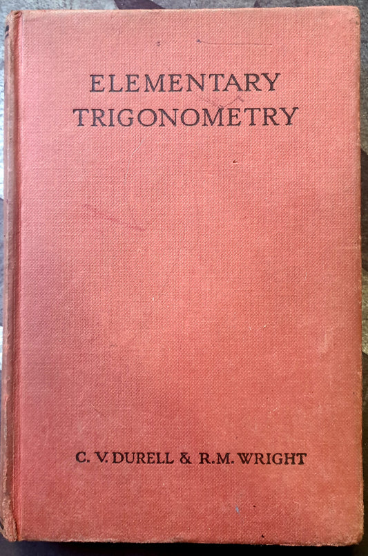 Elementary Trigonometry  1955 -