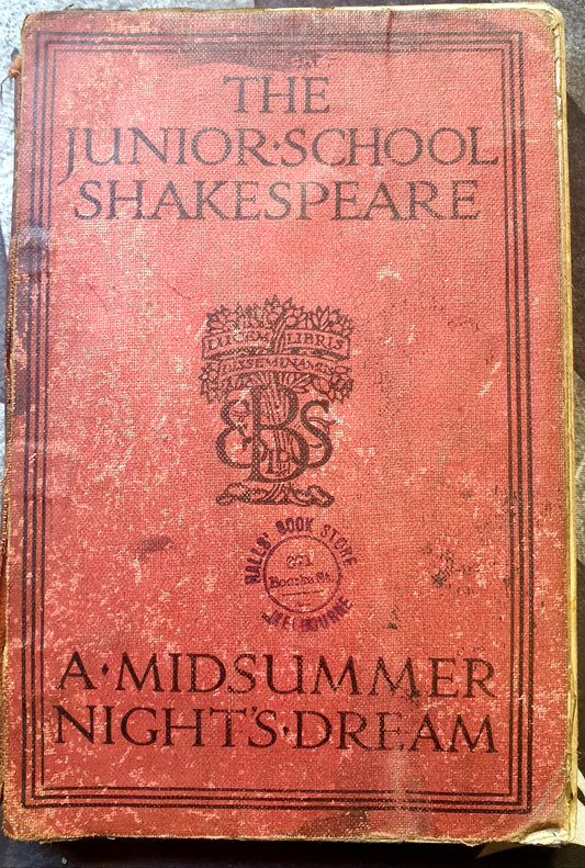 Junior School Shakespeare - A Midsummer Nights Dream - J.W Baker