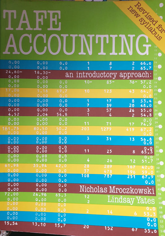 Tafe Accounting   - 1982 - Nicholas Mroczkowski