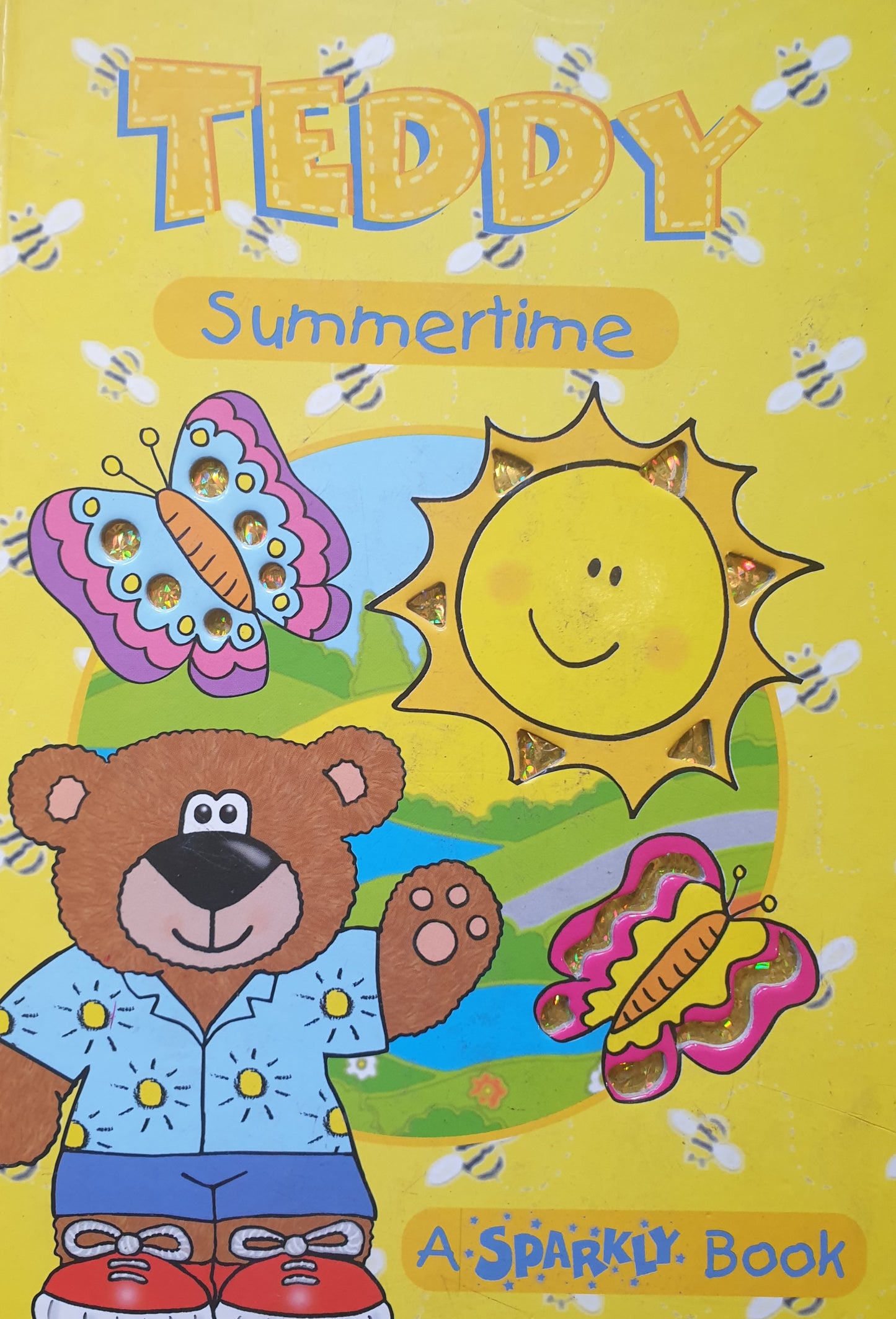 Teddy Summertime Sparkly Book -